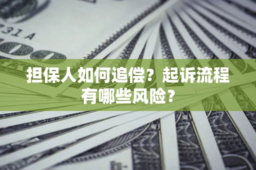 济南担保人如何追偿？起诉流程有哪些风险？